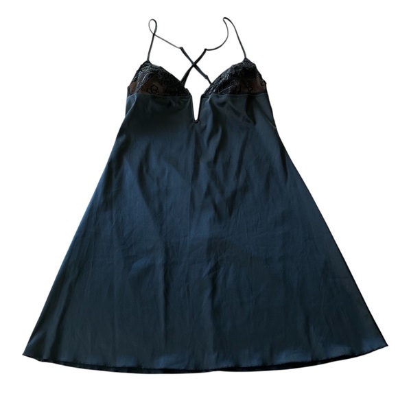 Simone Perele | Lace and Satin Nightdress Slip Dress - Picture 1 of 13